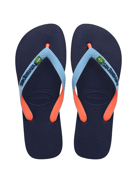 Havaianas Brasil Mix Men's Flip Flops Blue