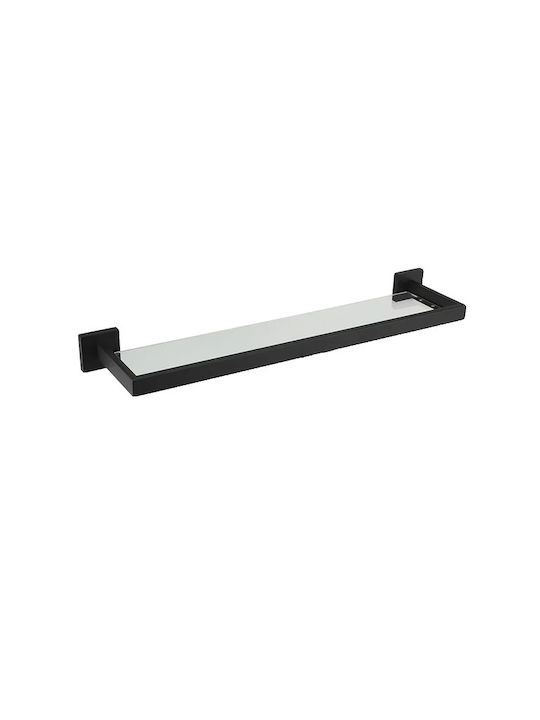 Wall Mounted Bathroom Shelf Metallic