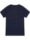 Παιδικό T-shirt Blue Animal Print Tigeria