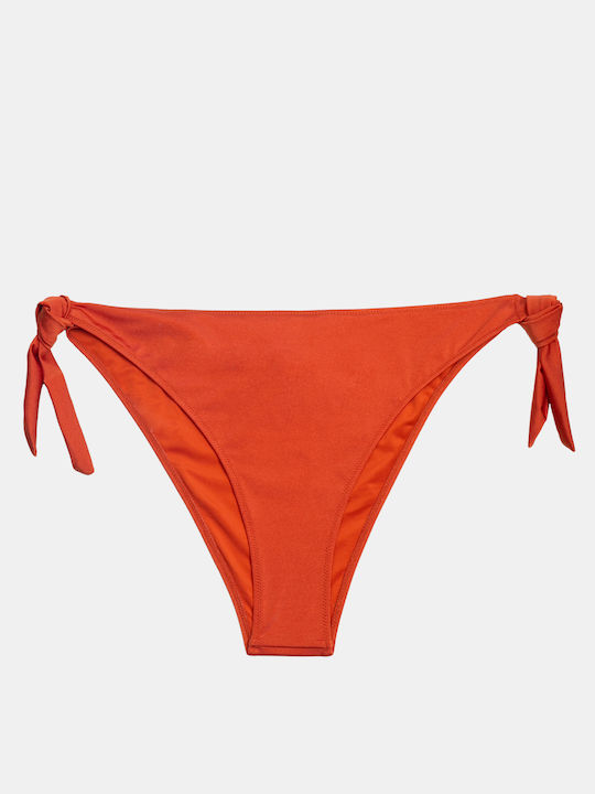 Rock Club Bikini Slip Terracotta