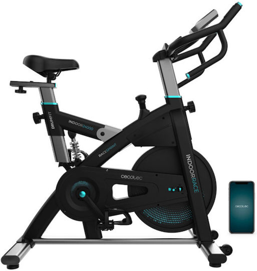 Cecotec DrumFit Indoor Bicicletă de spinning Magnetic cu roți