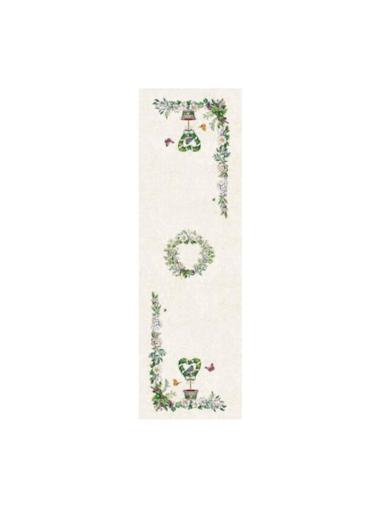 Vassiliadis Bros 1296RK Christmas Tablecloth Runner Fabric L47xW140cm.