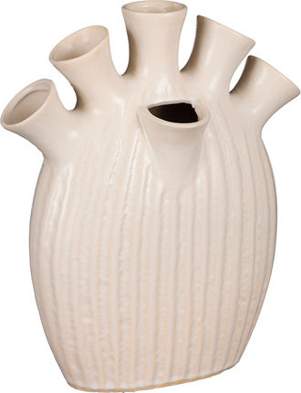 MSA Vază Decorativă Ceramică Bej 26x14xÎnălțime 30.5cm