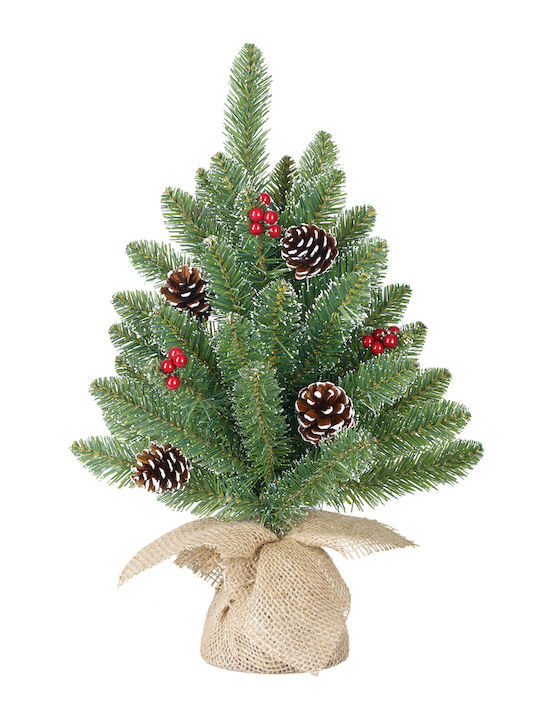 Christmas Decorative Plastic Tree Natural Appearance 30cm Green