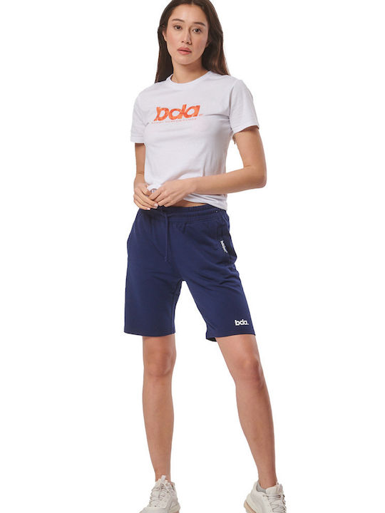 Body Action Women's Sporty Bermuda Shorts Blue