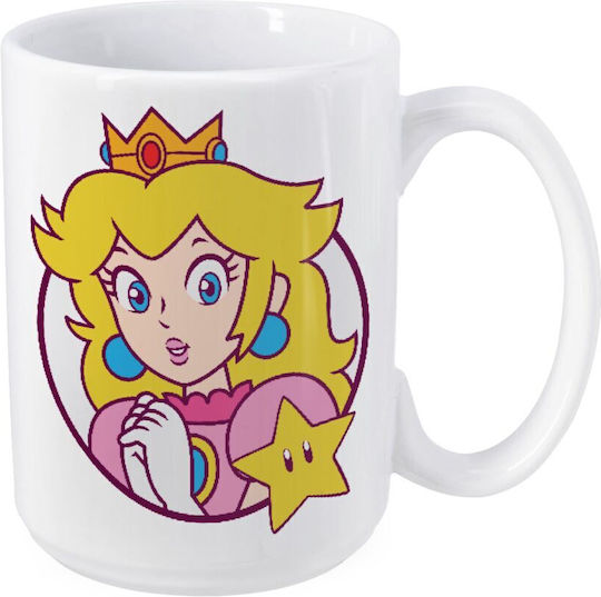 Koupakoupa Princess Peach Κούπα Κεραμική Πορτοκαλί 450ml