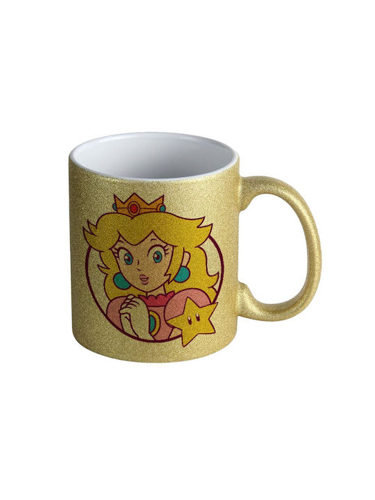 Koupakoupa Princess Peach Чаша Керамично Златис...