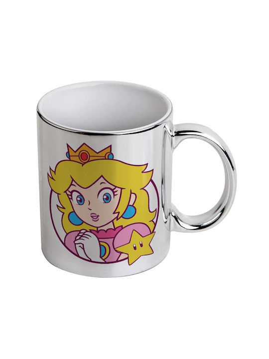 Koupakoupa Princess Peach Чаша Керамично Сребри...