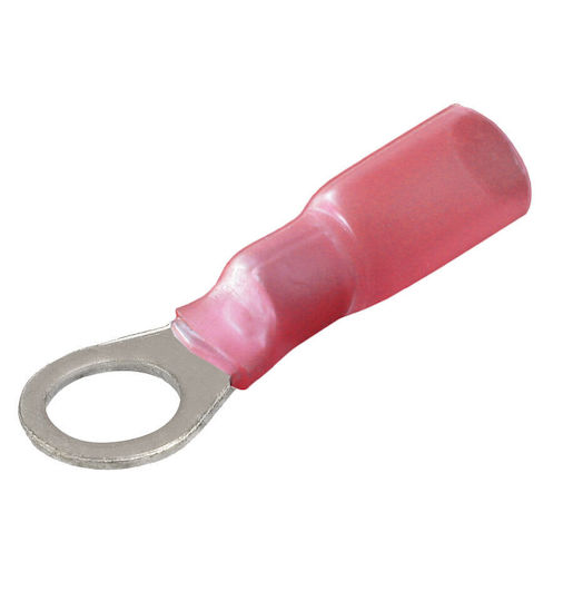 GBC Insulated Ring Terminal Red 10pcs 251080