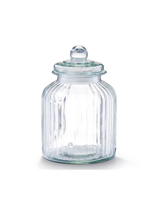 Zeller Set 1pcs Jars General Use with Lid Glass 3800ml