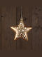 MSA Glass Illuminated Christmas Decorative Star White