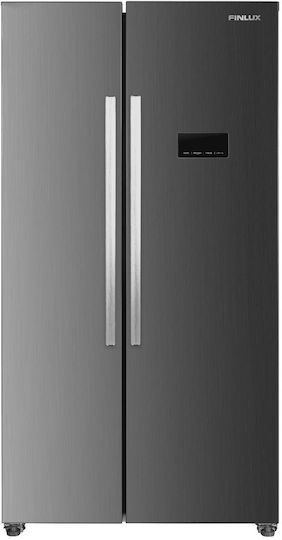 Finlux 442lt Total NoFrost Î177xL90xA59cm. Inox SBS451EIX