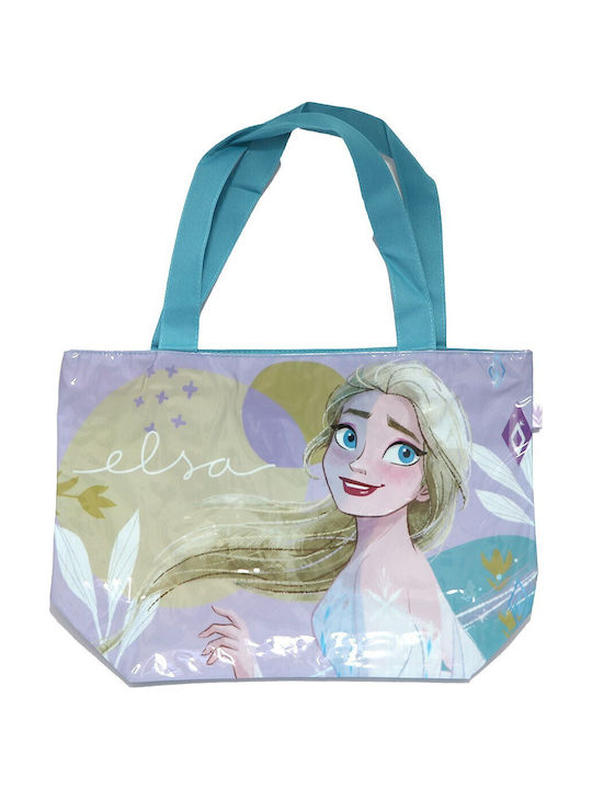 Disney Frozen Παιδική Τσάντα Θαλάσσης Γαλάζια 48x32εκ.