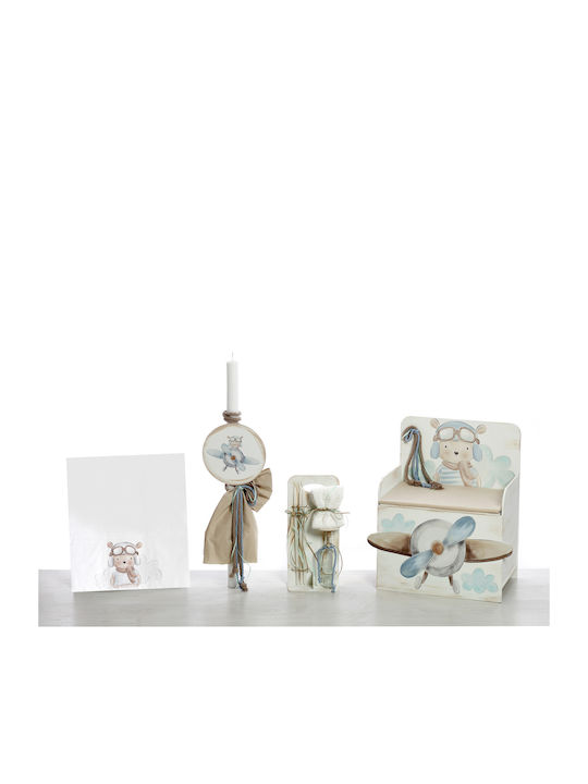 Bellissimo Set Botez Ursuleț Elică Cu Temă Ursuleț SKV-2454