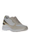 Γυναικεία Flatforms Sneakers Λευκά
