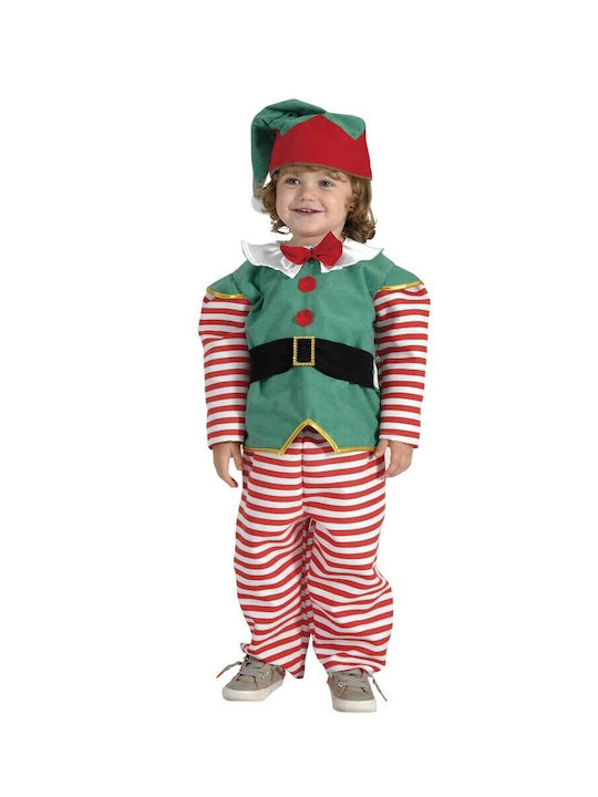 Kids Christmas Elf Costume Green