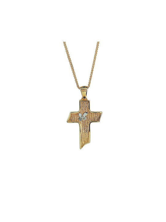 VRjewels Women's Gold Cross 14K