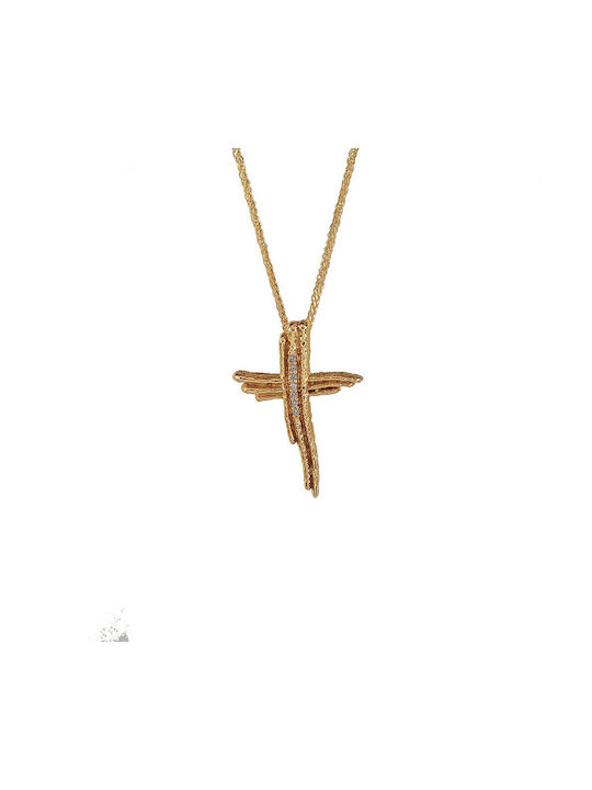 VRjewels Femeiesc Aur Cruce 14K