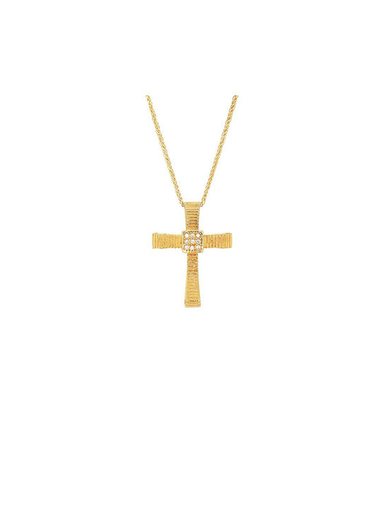 VRjewels Femeiesc Aur Cruce 14K