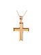 Gatsa Men's Gold Cross 14K