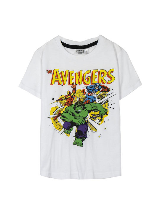 Marvel Kinder-T-Shirt Weiß