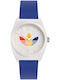 adidas Project Two Damen Uhr mit Blau Kautschukarmband