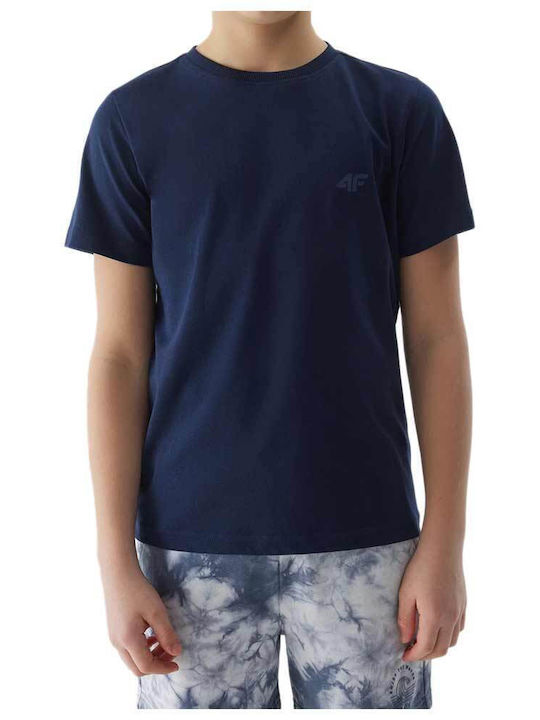4F Kids' T-shirt Blue