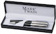 Macma Werbeatrikel Pen Set Ballpoint Silver in a case