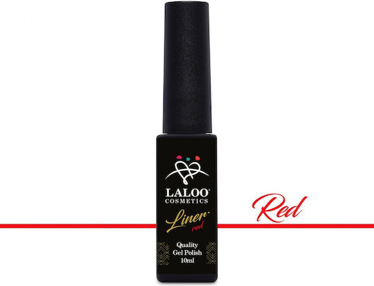 Laloo Cosmetics Laloo Liner Gel Gel pentru Unghii Roșu 10ml