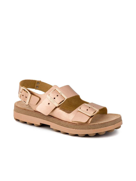 Fantasy Sandals Sandale dama cu Bareta în Aur Culoare