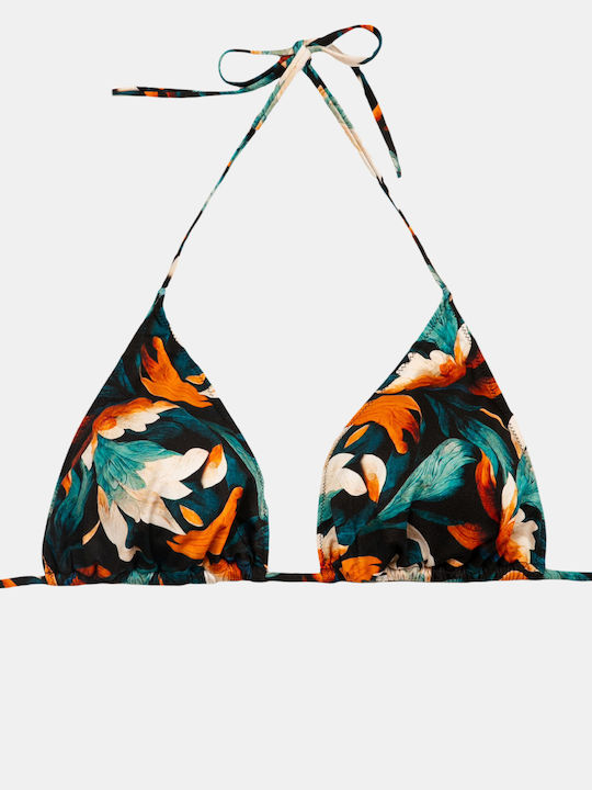 Damen Badeanzug Triangle Rock Club Art Print Top Bikini Plus Size Lycra Bademode