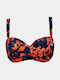 Damen-Bademode BH trägerlos Rock Club Orchidee Häkeln Bikini große Oberweite Regular Fit Lycra Cup D