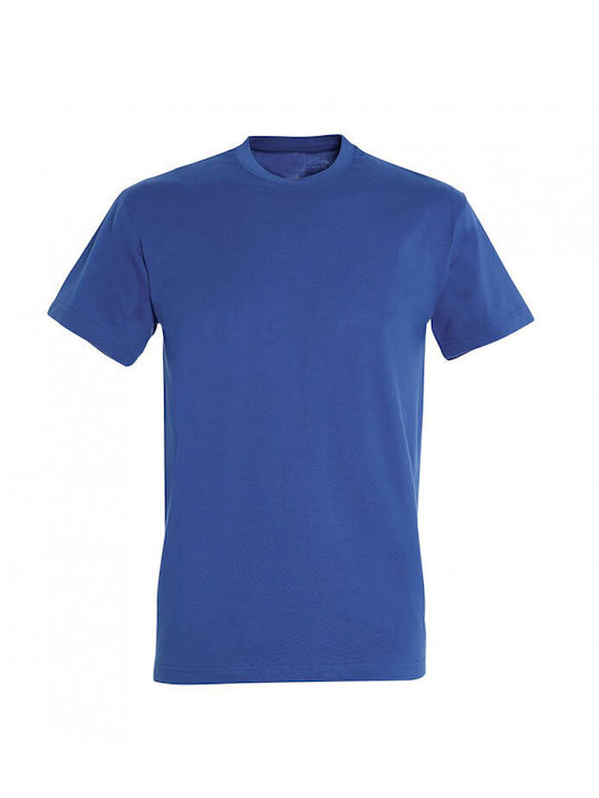 Kids Moda T-shirt Bărbătesc cu Mânecă Scurtă Albastru