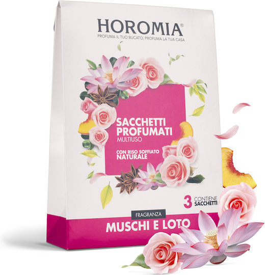 Horomia Ароматен за гардероб Moss and Lotus с аромат Роза SC-HK-118 3бр