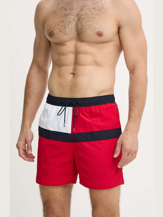 Tommy Hilfiger Men's Swimwear Shorts red