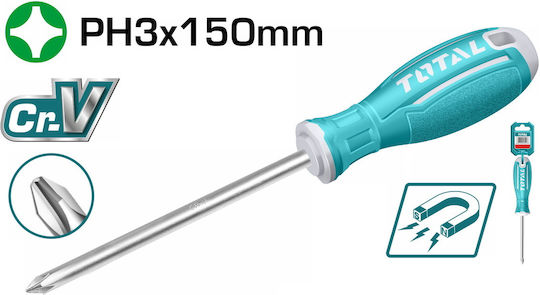 Total Șurubelniță Lung Cruce Dimensiunea PH3x150mm