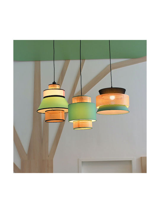 Aca Nisyros Pendant Light Turquoise with Socket...