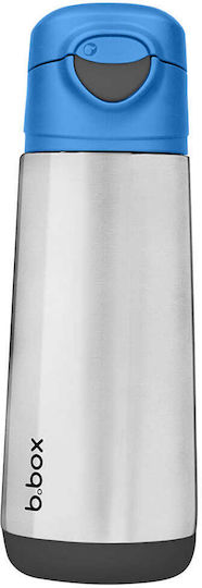 B.Box Stainless Steel Thermos Bottle BPA Free 500ml Blue Slate