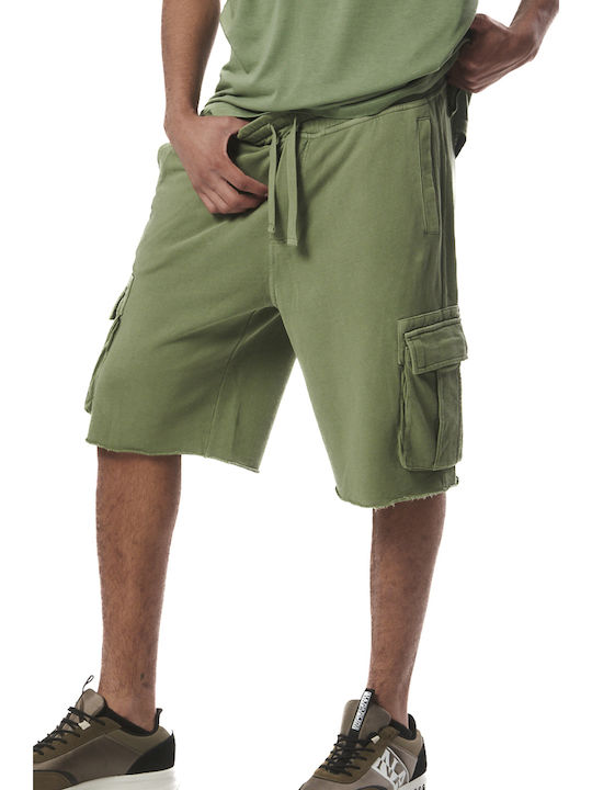 Body Action Herrenshorts Cargo Grün