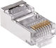 Ștecher RJ45 8P8C Cat6e Passthrough Ecranat – Tel0074 – 132860