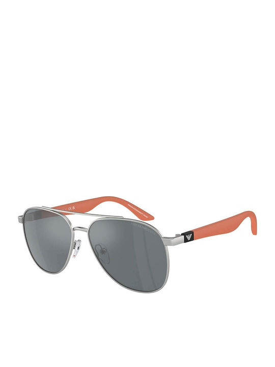 Emporio Armani Aviator Kinder-Sonnenbrillen Silber