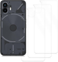 Kwmobile Film de protecție din spate Film de protecție din spate din spate Nimic Telefon 2 3 piese transparente Kwm0000204a002c