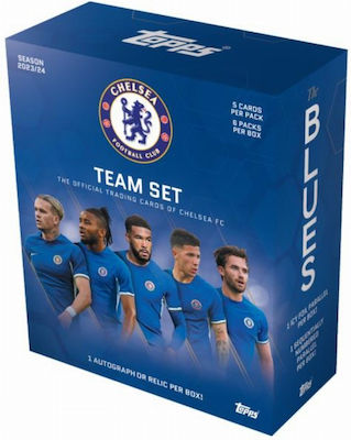 Topps - 2023-24 Chelsea Fc Official Team Set Box O bucată