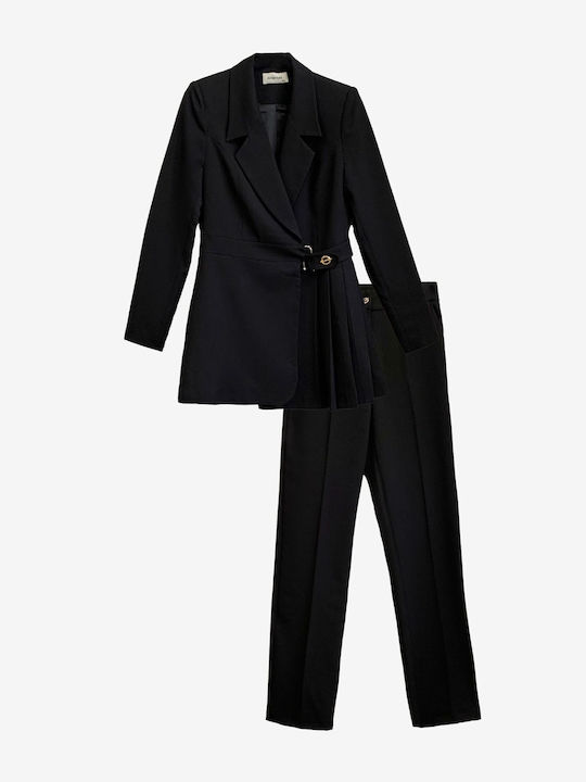 Attentes Women's Black Suit