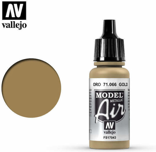 Acrylicos Vallejo Боя за Моделизъм Gold (metallic) # 71066 17мл