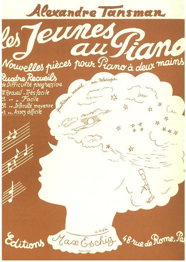 Max Eschig Tansman - Les Jeunes Au Piano, Vol.4 за Пиано