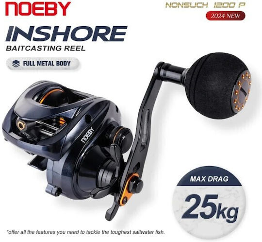 Noeby Nonsuch Μηχανισμός Ψαρέματος για Tai Rubber / Casting / Slow Jigging / Καθετή