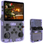Handheld Game Console Linux System Portable Pocket Video Player Purple 128gb 20000games