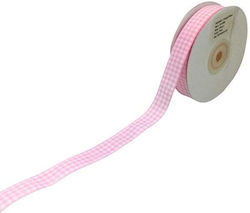 Giannopoulos Checked Pink Ribbon 25m