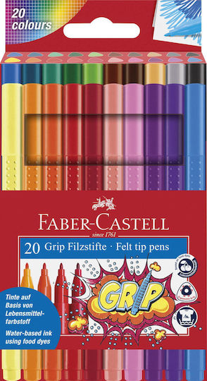 Faber-Castell Pens Drawing Markers Thin Set 20pcs